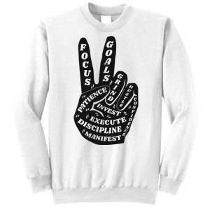 Peace Sign Inspirational Quote Sweatshirt