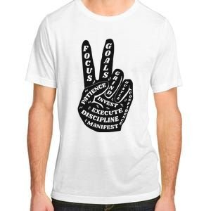 Peace Sign Inspirational Quote Adult ChromaSoft Performance T-Shirt