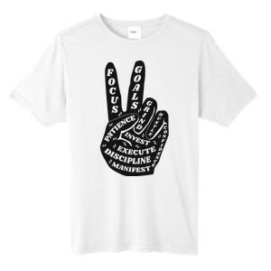 Peace Sign Inspirational Quote Tall Fusion ChromaSoft Performance T-Shirt