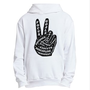 Peace Sign Inspirational Quote Urban Pullover Hoodie