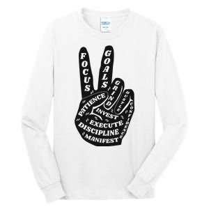 Peace Sign Inspirational Quote Tall Long Sleeve T-Shirt