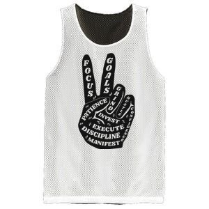 Peace Sign Inspirational Quote Mesh Reversible Basketball Jersey Tank