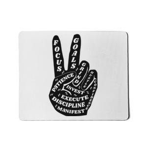 Peace Sign Inspirational Quote Mousepad