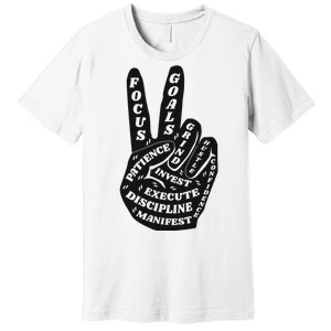 Peace Sign Inspirational Quote Premium T-Shirt