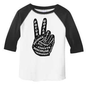 Peace Sign Inspirational Quote Toddler Fine Jersey T-Shirt