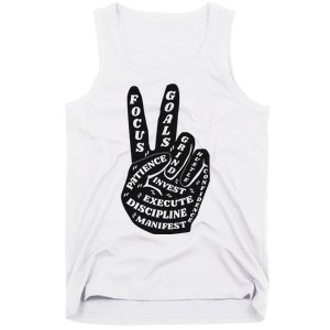 Peace Sign Inspirational Quote Tank Top