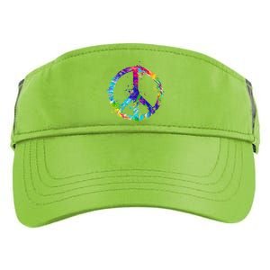 Peace Sign Paint Splatter Adult Drive Performance Visor