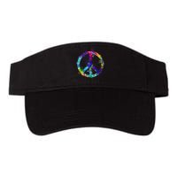 Peace Sign Paint Splatter Valucap Bio-Washed Visor