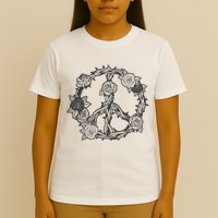 Peace Symbol Roses And Thorns T-Shirt