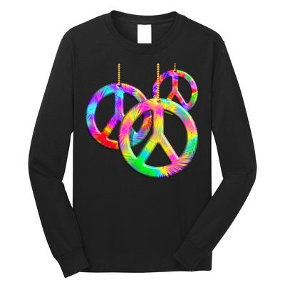 Peace Symbols Psychedelic Necklace Long Sleeve Shirt