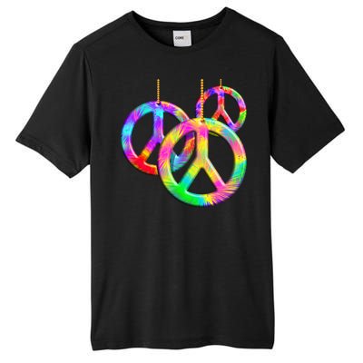 Peace Symbols Psychedelic Necklace Tall Fusion ChromaSoft Performance T-Shirt