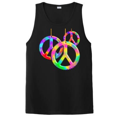 Peace Symbols Psychedelic Necklace PosiCharge Competitor Tank