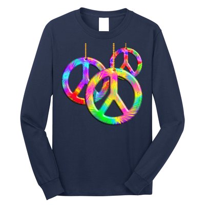 Peace Symbols Psychedelic Necklace Long Sleeve Shirt