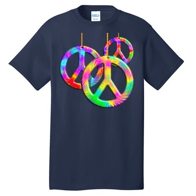 Peace Symbols Psychedelic Necklace Tall T-Shirt