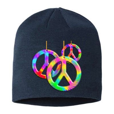 Peace Symbols Psychedelic Necklace Sustainable Beanie