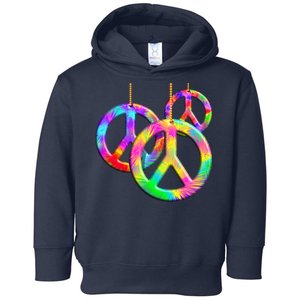 Peace Symbols Psychedelic Necklace Toddler Hoodie