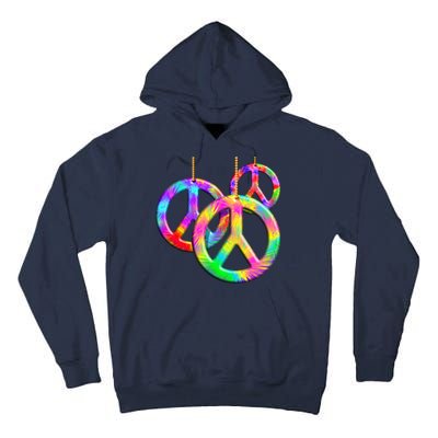 Peace Symbols Psychedelic Necklace Tall Hoodie