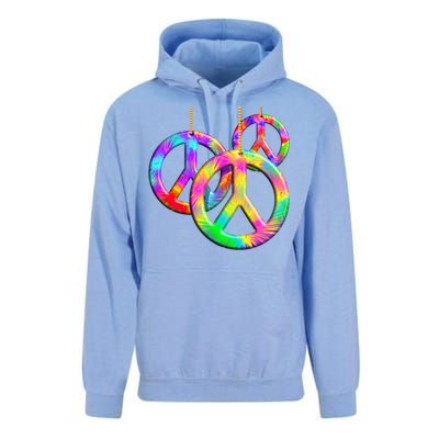 Peace Symbols Psychedelic Necklace Unisex Surf Hoodie