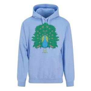 Peacock Bird Unisex Surf Hoodie