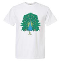 Peacock Bird Garment-Dyed Heavyweight T-Shirt