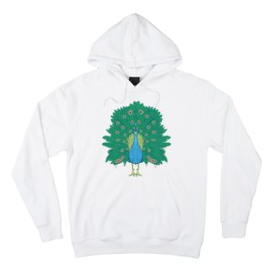 Peacock Bird Hoodie