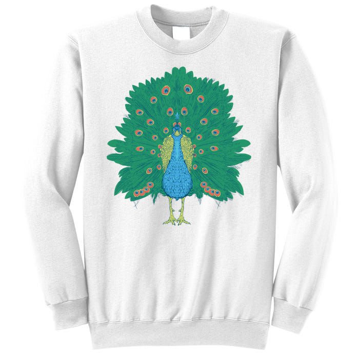 Peacock Bird Sweatshirt