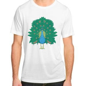 Peacock Bird Adult ChromaSoft Performance T-Shirt