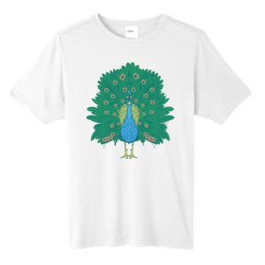 Peacock Bird Tall Fusion ChromaSoft Performance T-Shirt