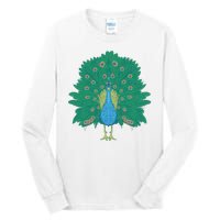 Peacock Bird Tall Long Sleeve T-Shirt