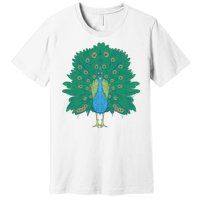 Peacock Bird Premium T-Shirt