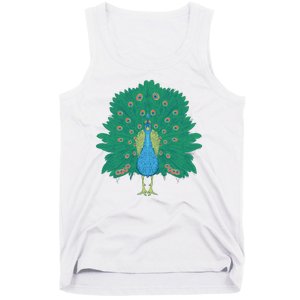 Peacock Bird Tank Top