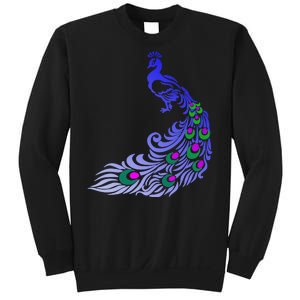 Peacock Colorful Illustration Sweatshirt