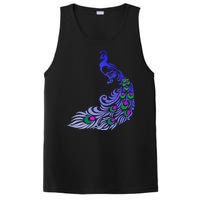 Peacock Colorful Illustration PosiCharge Competitor Tank