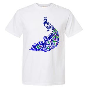 Peacock Colorful Illustration Garment-Dyed Heavyweight T-Shirt