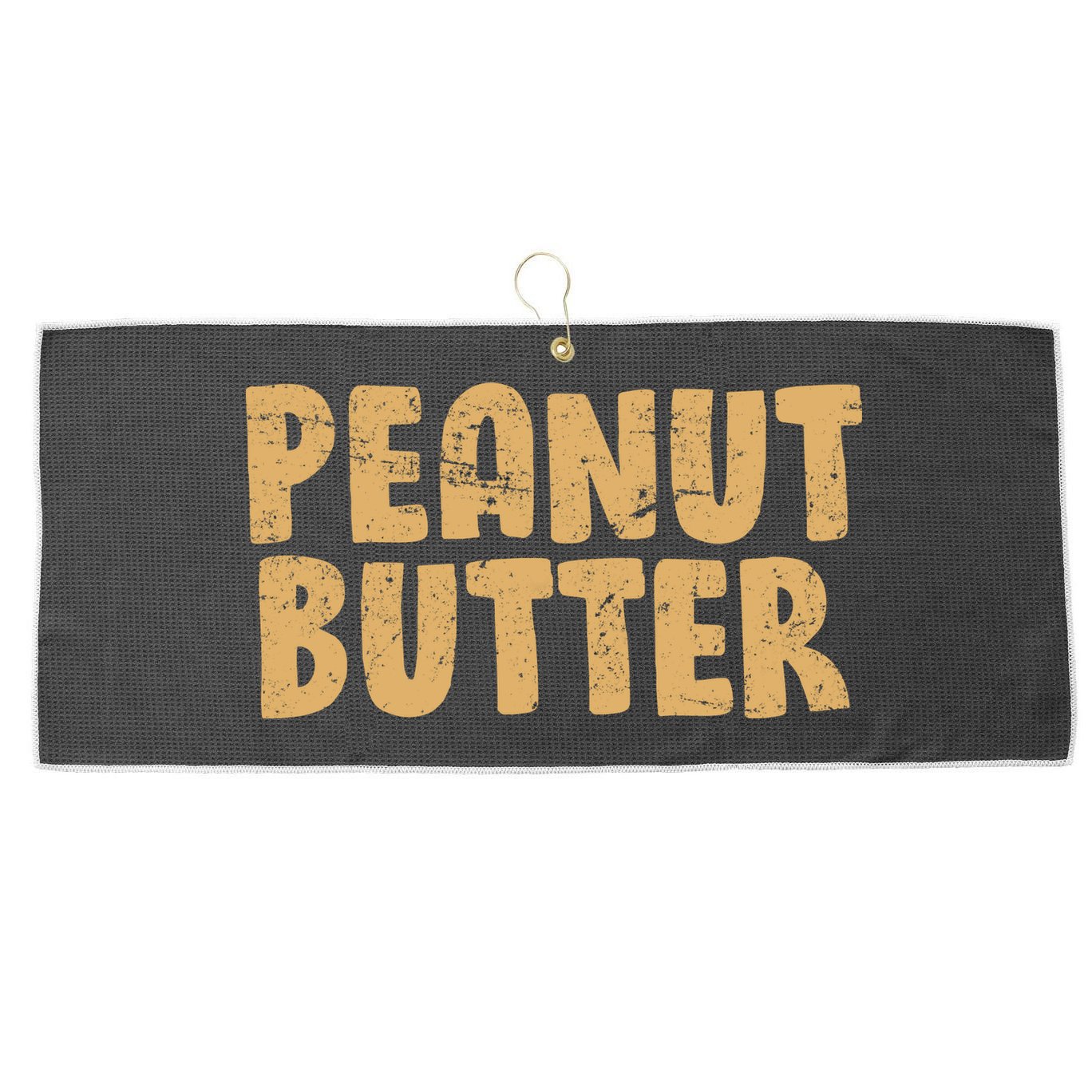 Peanut Butter Matching Large Microfiber Waffle Golf Towel