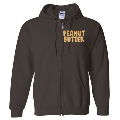 Peanut Butter Matching Full Zip Hoodie