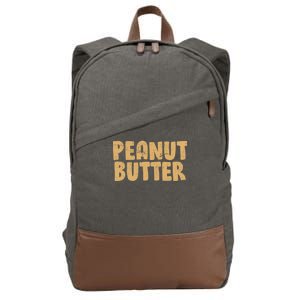 Peanut Butter Matching Cotton Canvas Backpack