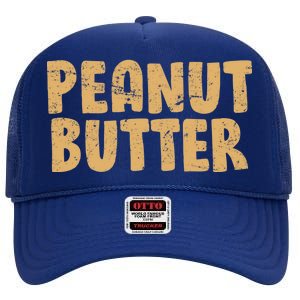 Peanut Butter Matching High Crown Mesh Back Trucker Hat