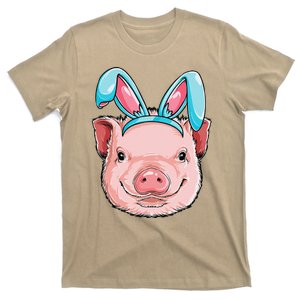 Pig Easter Bunny Ears Costume Women Gifts T-Shirt