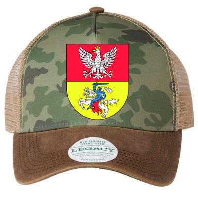 Polish Eagle Bialystok Coat Of Arms City Legacy Tie Dye Trucker Hat