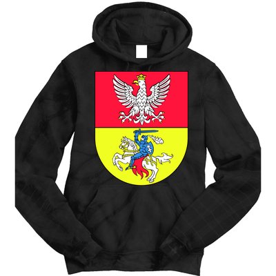Polish Eagle Bialystok Coat Of Arms City Tie Dye Hoodie