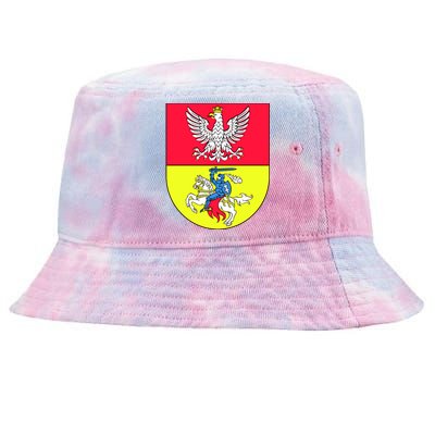 Polish Eagle Bialystok Coat Of Arms City Tie-Dyed Bucket Hat