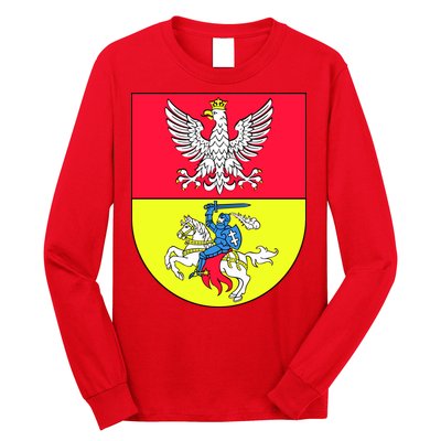 Polish Eagle Bialystok Coat Of Arms City Long Sleeve Shirt