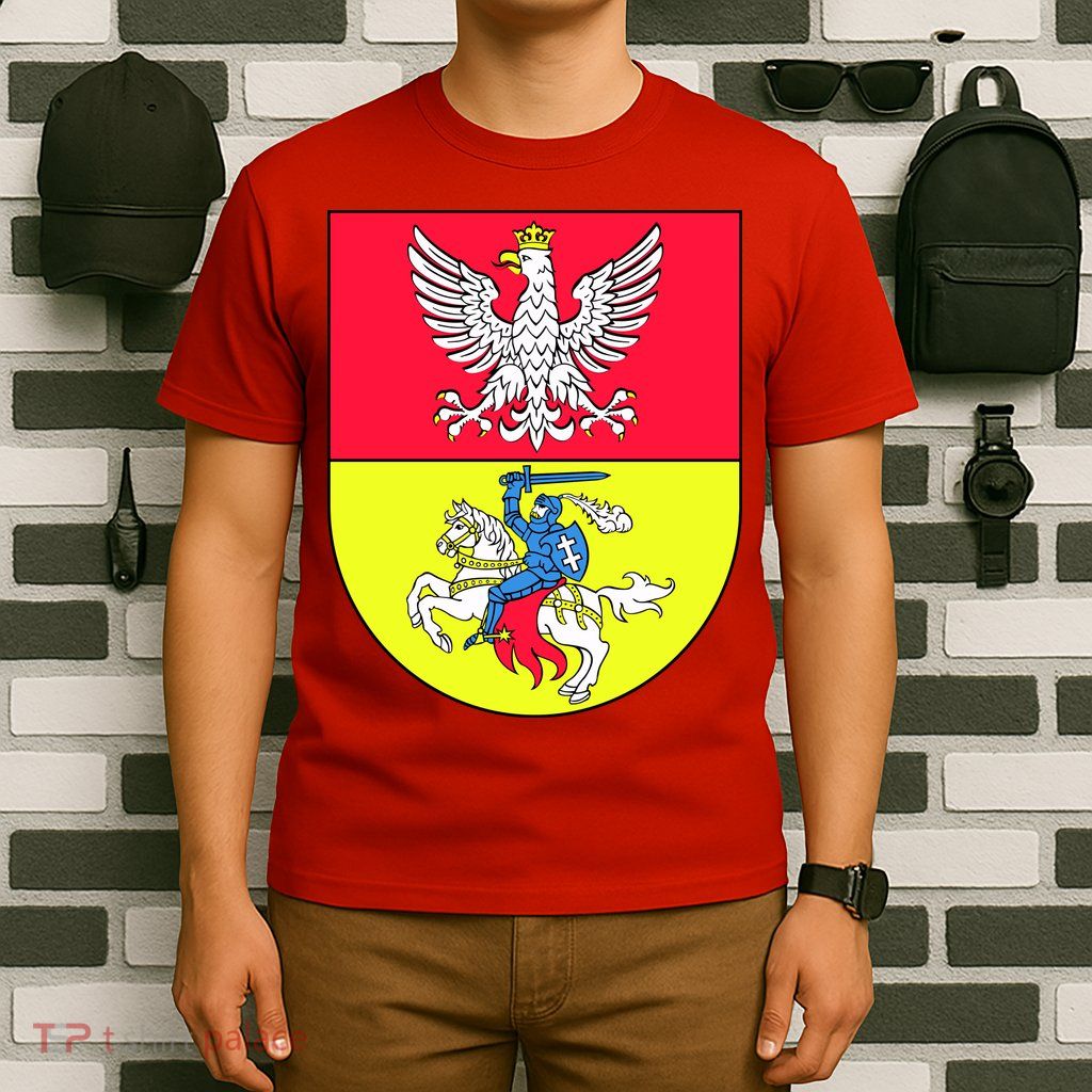 Polish Eagle Bialystok Coat Of Arms City T-Shirt