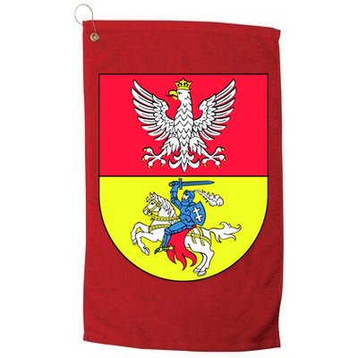 Polish Eagle Bialystok Coat Of Arms City Golf Towel