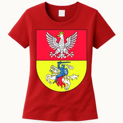 Polish Eagle Bialystok Coat Of Arms City Womens T-Shirt