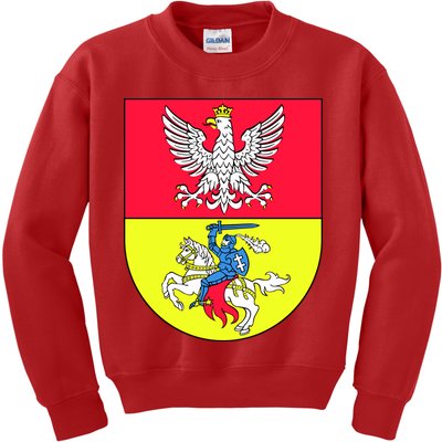 Polish Eagle Bialystok Coat Of Arms City Kids Sweatshirt