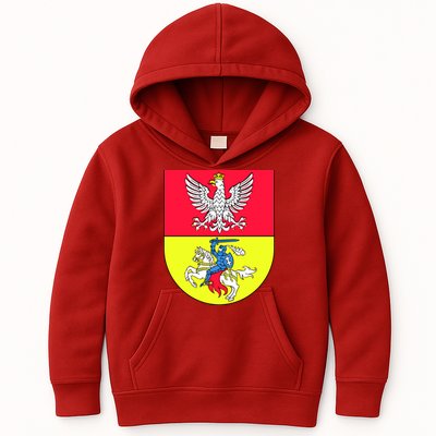 Polish Eagle Bialystok Coat Of Arms City Kids Hoodie