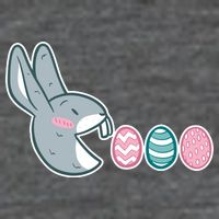 Pac Easter Bunny Zip Tote Bag