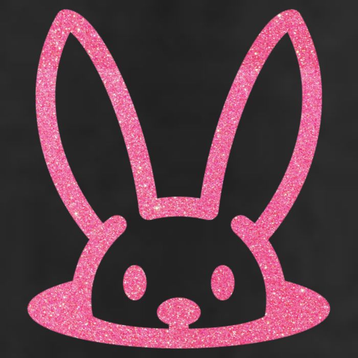 Peaking Easter Bunny Cute 7 Panel Mesh Trucker Snapback Hat